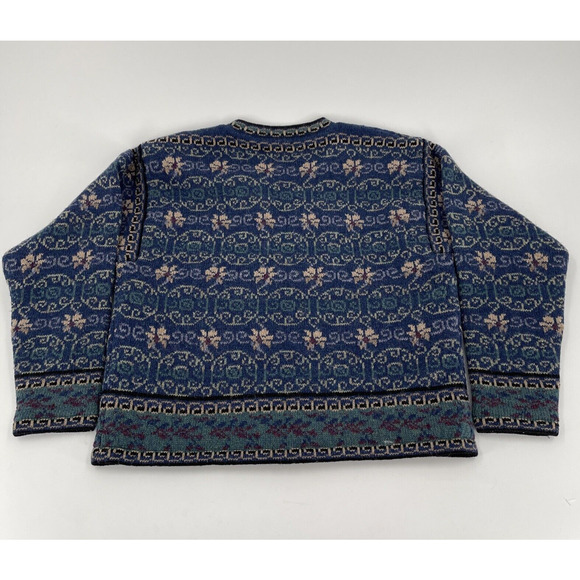 Icelandic‎ Design Lined Wool Cardigan Women’s Medium Made in Hong Kong Vintage - Picture 8 of 8